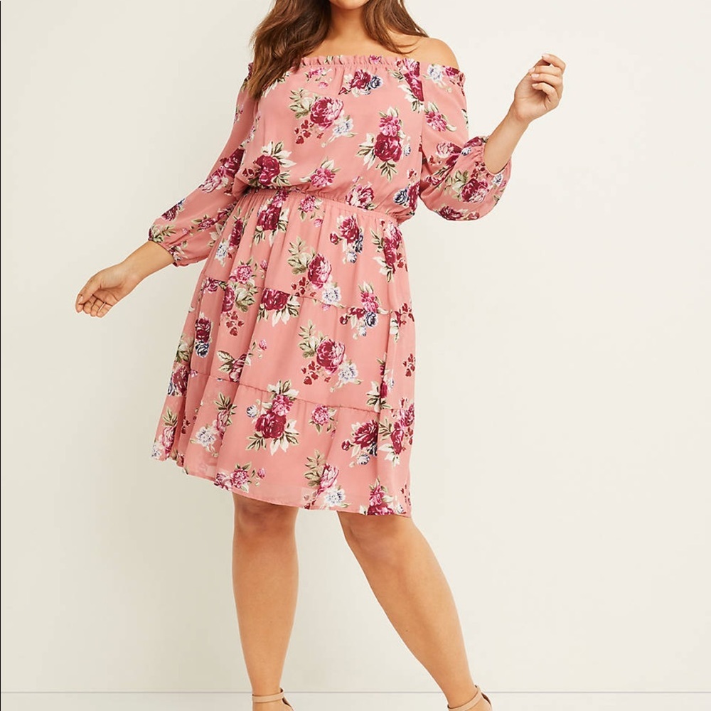 Lane Bryant floral dress